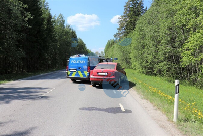 Полиция открыла огонь по 13-летним подросткам на угнанном автомобиле в Эстонии