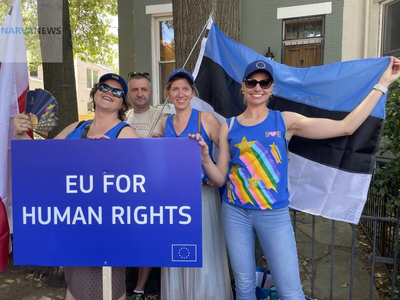 Эстония на ЛГБТ-параде в Вашингтоне