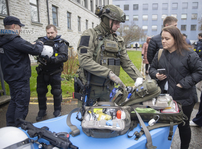 Эстония, День полиции, PPA, полиция, пограничная охрана, штабные автоб