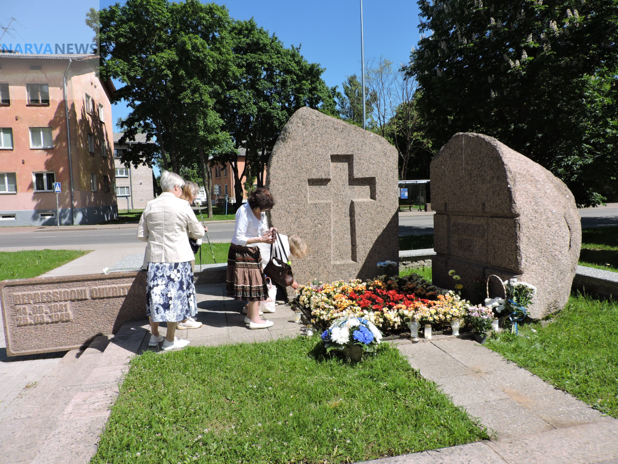 В Нарве вновь вспоминают годовщину массовой депортации 1941 года