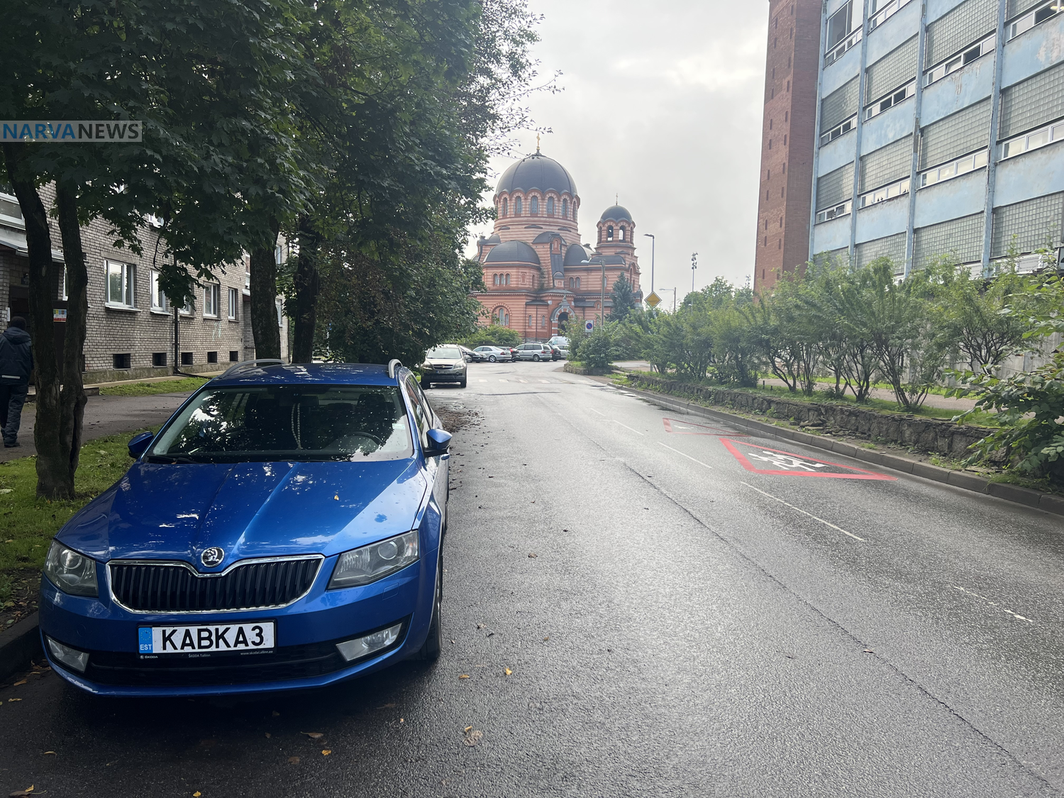 В Нарве заметили редкий именной номер KABKA3