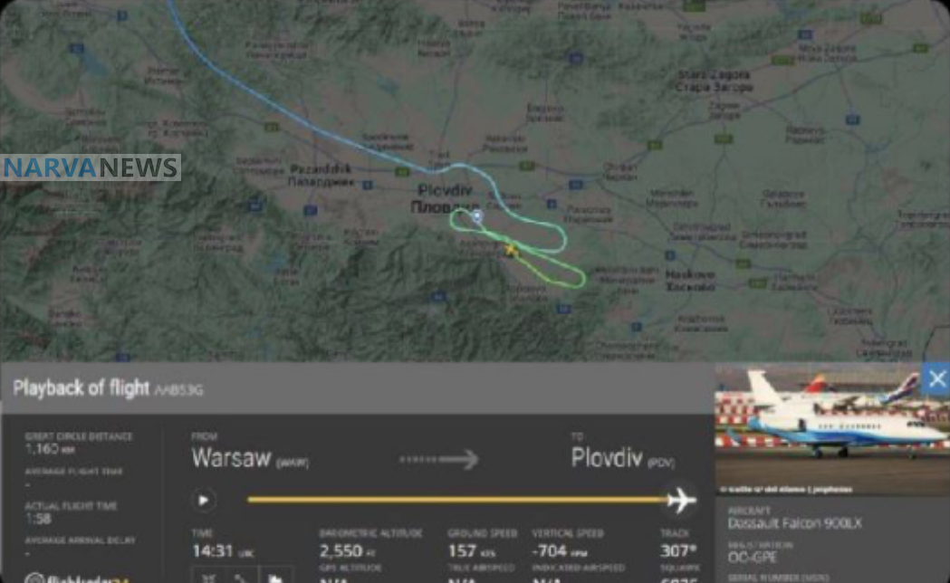 GPS не подвел: Flightradar24 опроверг версию о сбое у самолета фон дер Ляйен