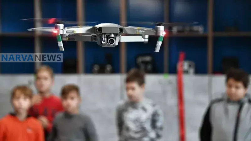 Эстонские старшеклассники осваивают управление дронами