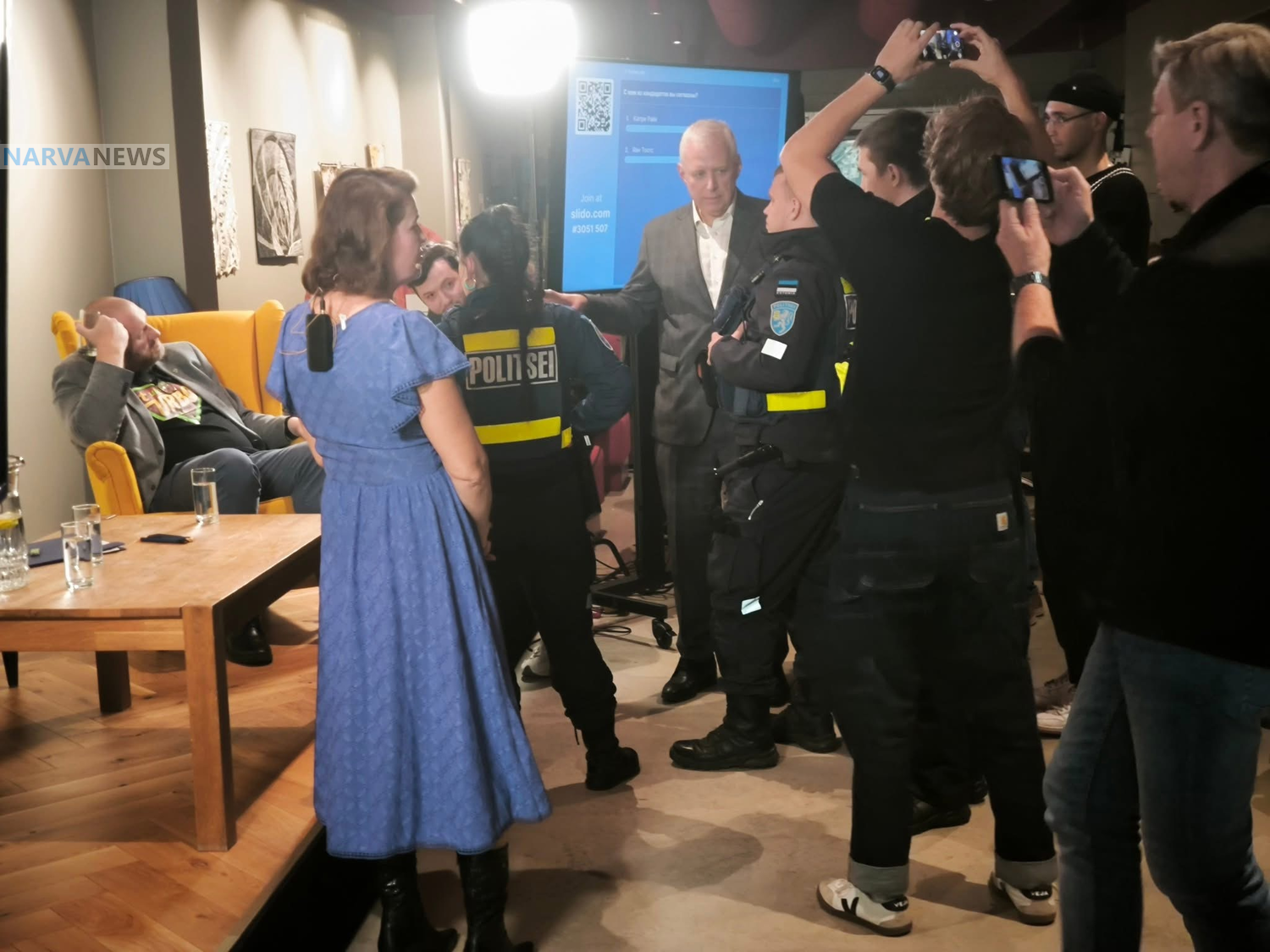 Урбо Ваарманн попытался прорваться на дебаты кандидатов в мэры Нарвы