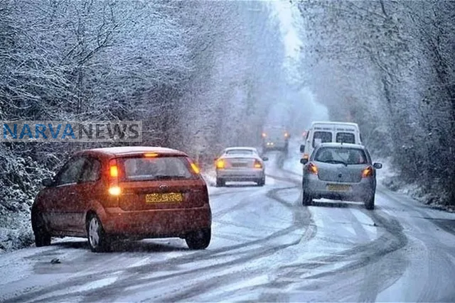 Нарва и северо-восток Эстонии под угрозой гололедицы