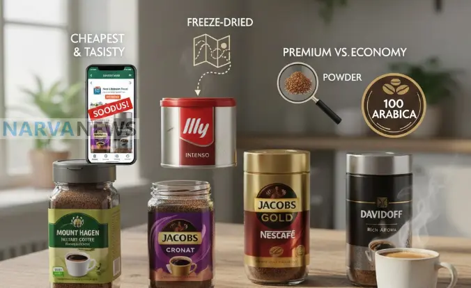 Порошок для рабов. Кристаллы для богов. Рейтинг растворимого кофе в Эстонии по технологии, вкусу и цене.