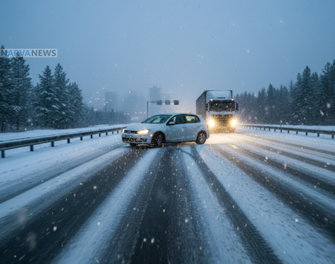 Город ждёт ледяной дождь и "чёрный лёд" под снегом