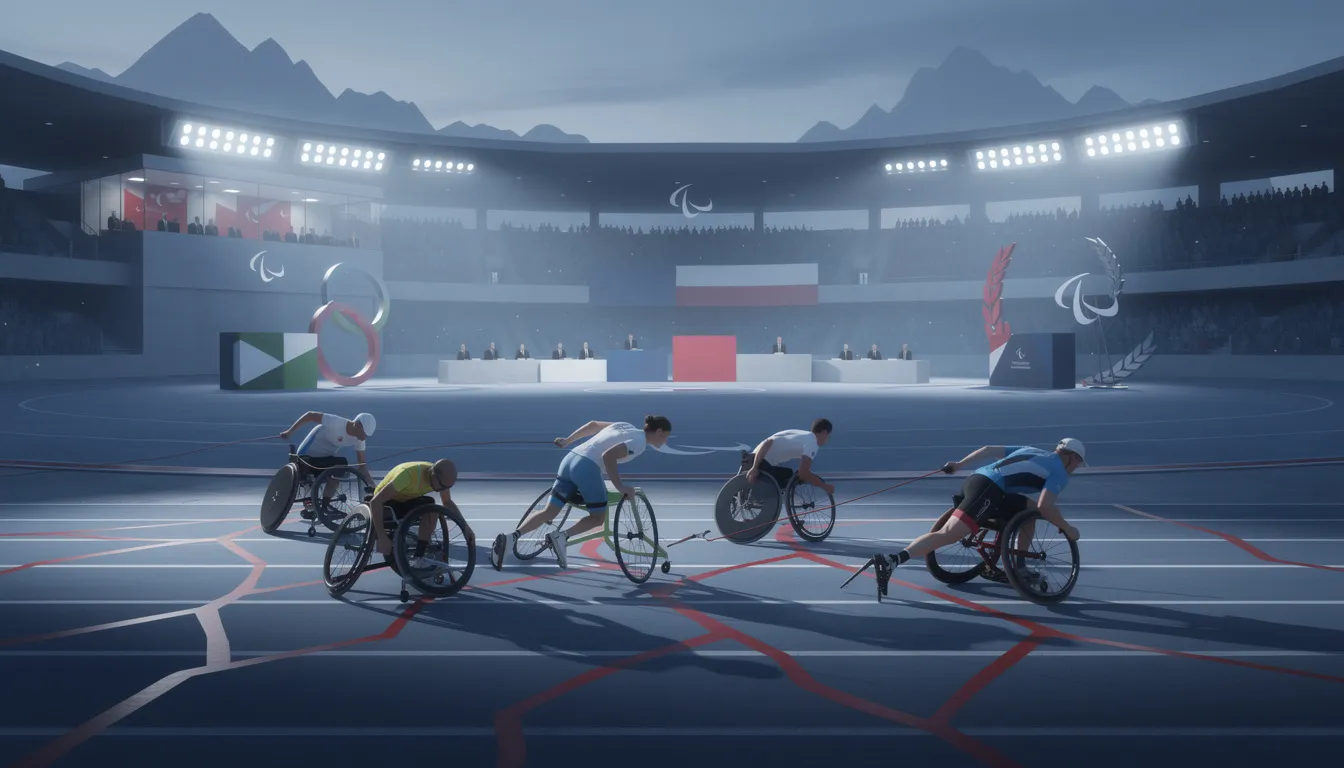 Эстония объявила бойкот Паралимпиаде-2026 из-за возвращение флагов РФ и Беларуси: Иллюстративное фото — Narva News AI