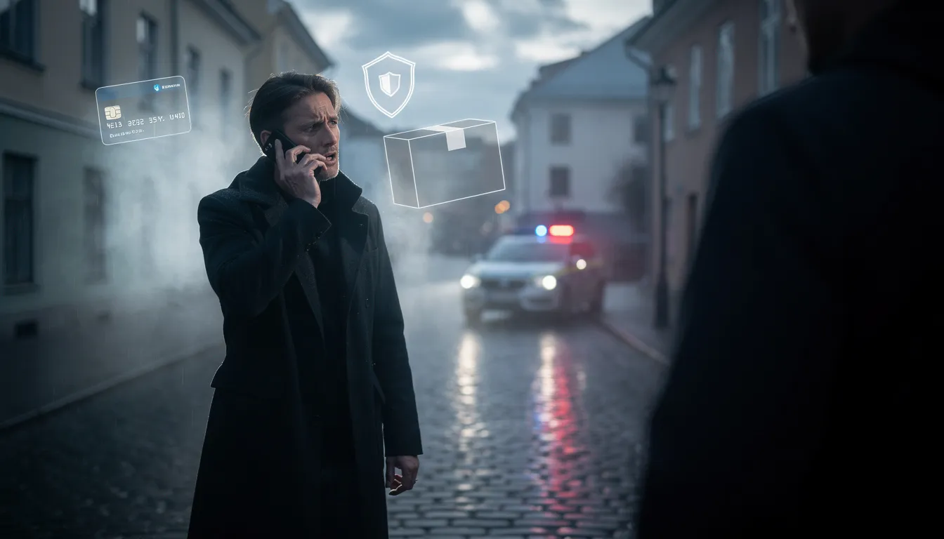 Телефонные мошенники в Эстонии запугивают расследованиями по терроризму: Иллюстративное фото — Narva News AI