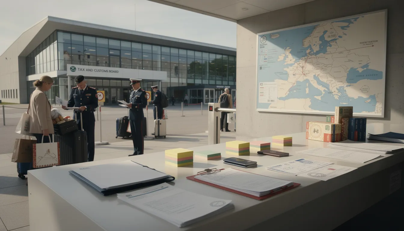 Чемодан с «сюрпризом»: за что на границе могут оштрафовать туристов — и как не потерять сотни евро: Иллюстративное фото — Narva News AI