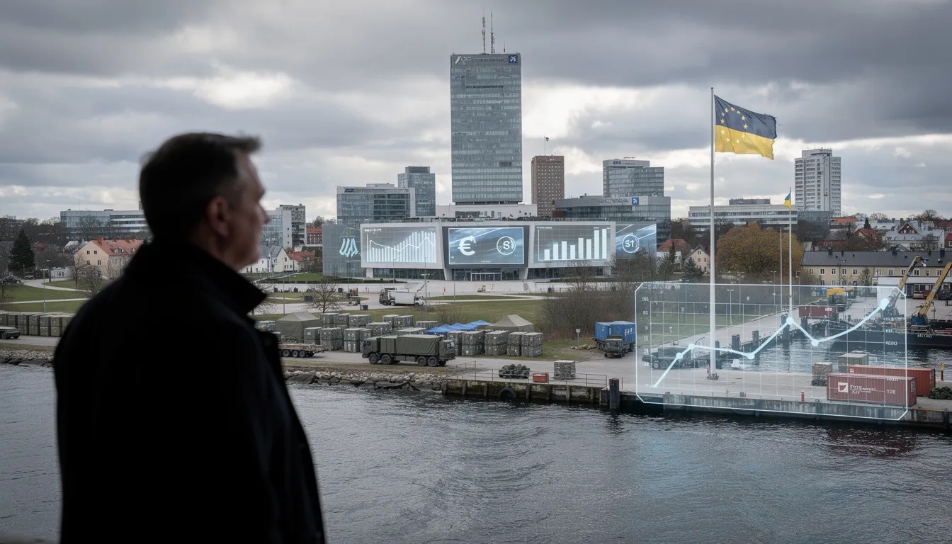 Европа буксует? Что означает €90 млрд помощи Украине для жителей Ида-Вирумаа — и где скрытый риск: Иллюстративное фото — Narva News AI