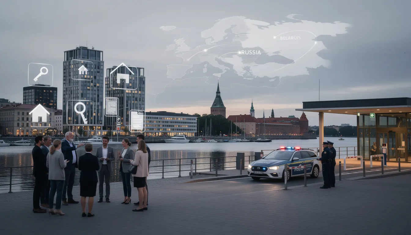 В Эстонии готовят ужесточение ВНЖ — риск потери статуса и жилья растёт: Иллюстративное фото — Narva News AI