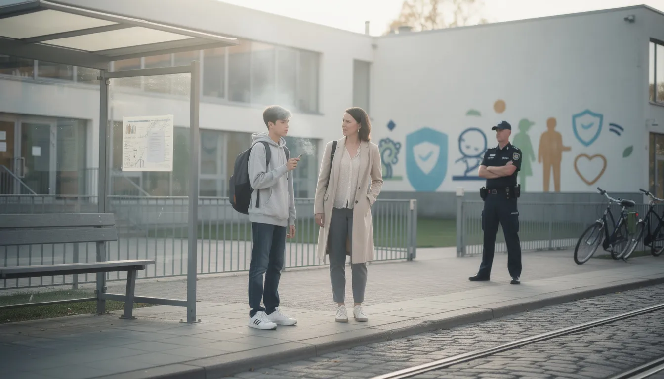 Подростки в Эстонии массово попадают в больницы из-за вейпов с HHC: Иллюстративное фото — Narva News AI