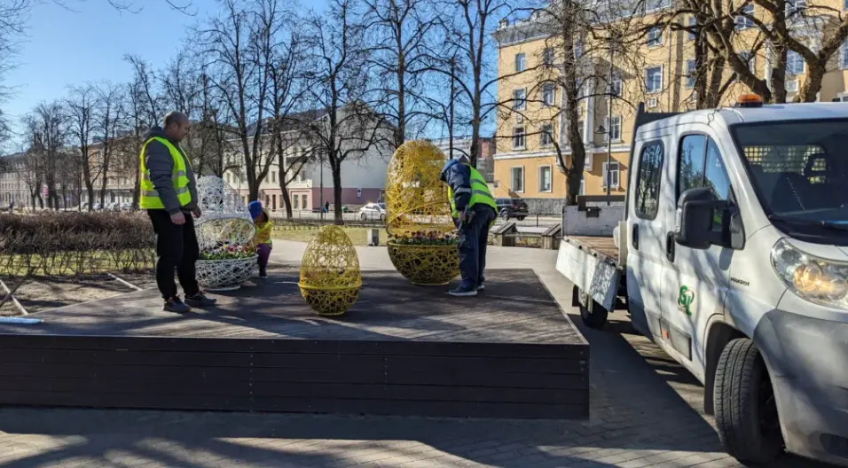 Нарва начала сезон весеннего преображения: 