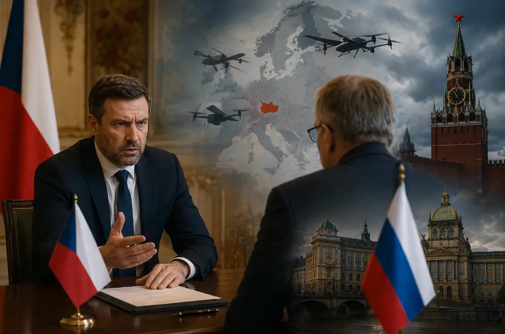 Дипломатический кризис в Праге: Чехия вызвала посла России из-за «списка производителей дронов»