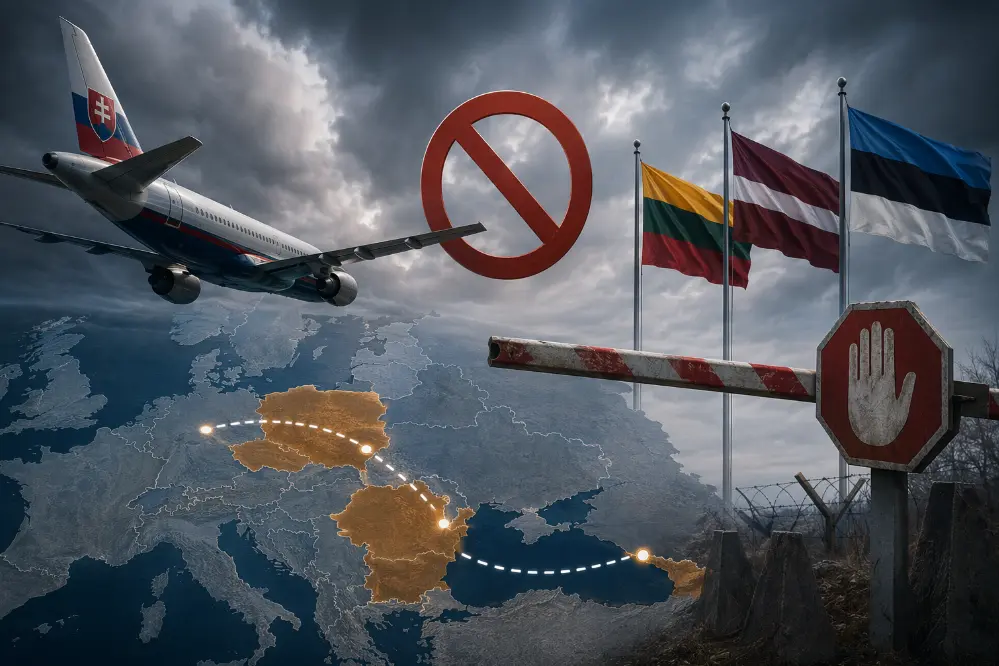 Таллин присоединился к блокировке рейса Фицо