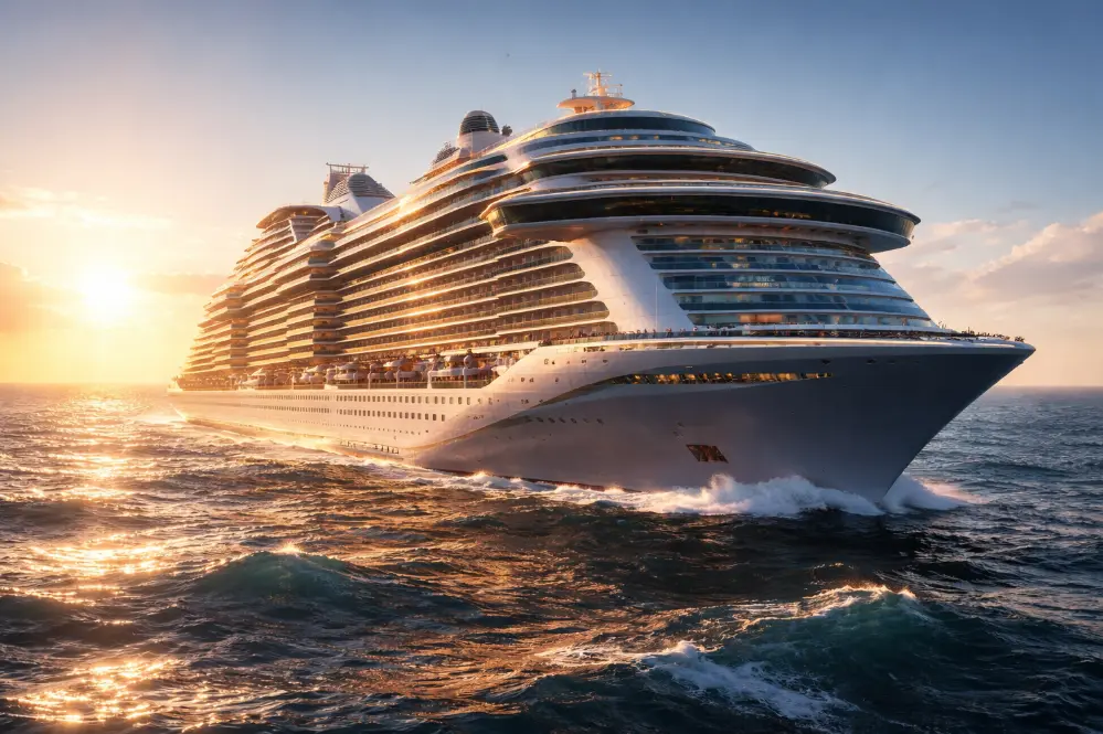 Финляндия выводит в море один из крупнейших круизных лайнеров в истории