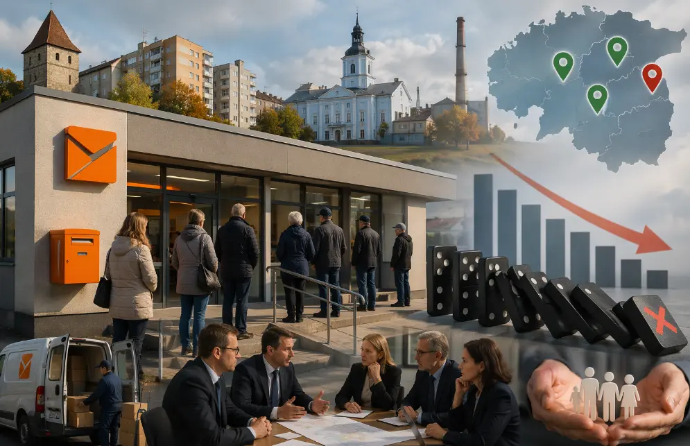 «Почему только Силламяэ?» Город оспаривает закрытие почты на фоне подготовки Omniva к приватизации