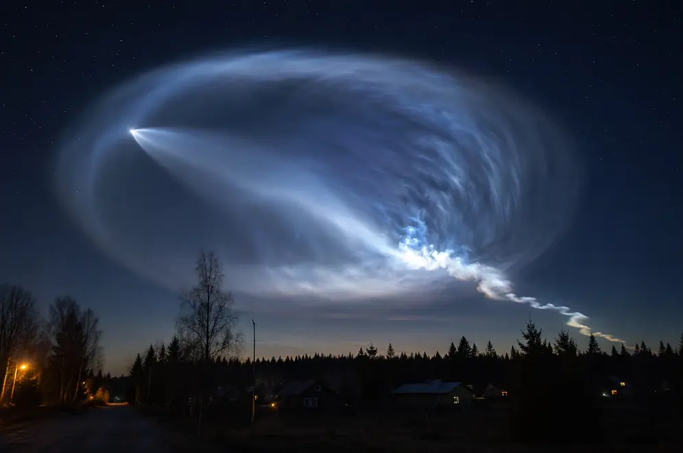 Светящийся купол над границей: что напугало жителей востока Финляндии в ночь на 17 апреля