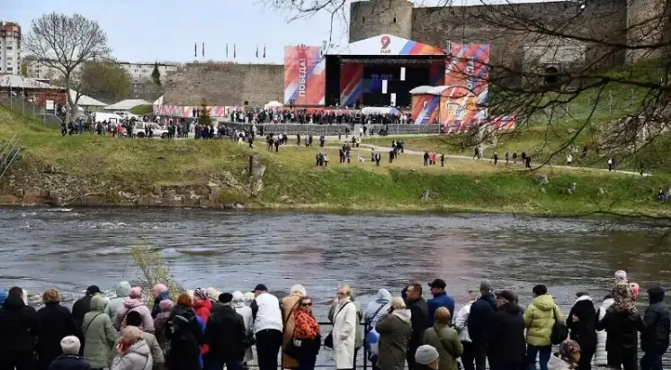 Нарва превращается в главную точку 9 Мая в Балтии
