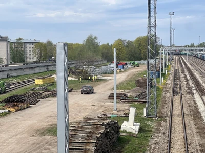 В Нарве строят инфраструктуру для новых электрических поездов Škoda В Нарве строят инфраструктуру для новых электрических поездов Škoda