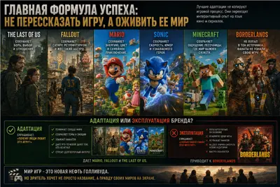 Главная формула успеха: не пересказать игру, а оживить ее мир