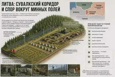 Литва: Сувалкский коридор и спор вокруг минных полей