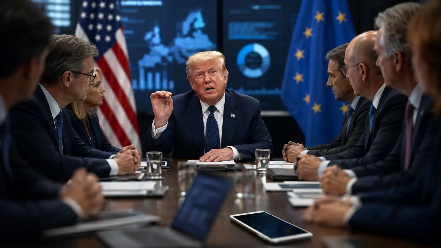 Трамп пригрозил Европе 100%-ными пошлинами из-за налога для Apple, Google и Amazon