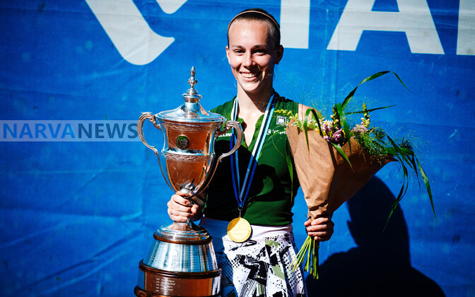 Елена Малыгина побеждает титулованную соперницу и становится чемпионкой Эстонии по теннису 2024