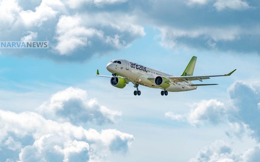 Небесные посланники: Нарва и еще 47 городов Балтии взлетают с airBaltic в честь единства и истории