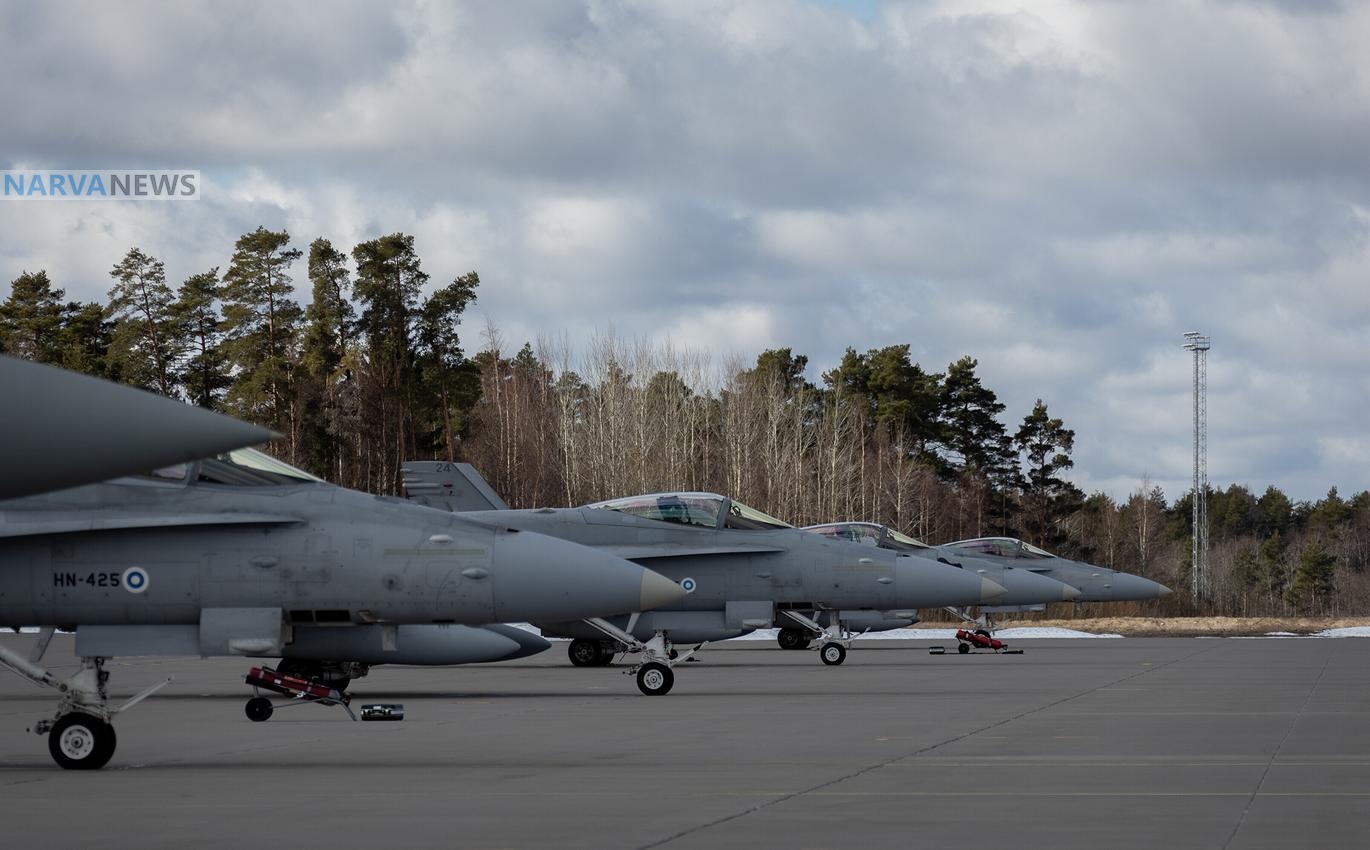 Учения НАТО "Яростный волк 24-2": Авиационные наводчики и истребители Eurofighter Typhoon отрабатывают взаимодействие в Эстонии