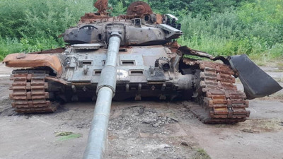 Подбитый российский танк Т-72 станет центром внимания в Хельсинки