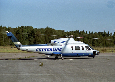 Разбившийся вертолёт в августе 2002 года в аэропорту Малми, Хельсинки