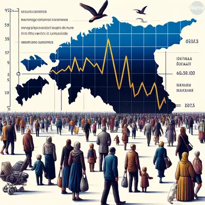 Как изменялось население Эстонии в 2023 году: рекордно низкая рождаемо