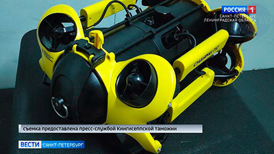 Кингисеппская таможня пресекла попытку ввоза подводного дрона из Эстонии