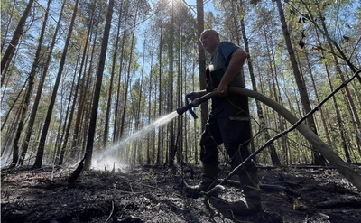 Пожарные борются с огнем в деревне Кукрузе: масштабная операция продолжается