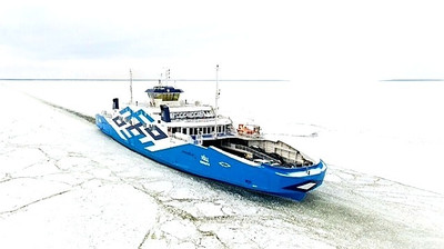 Эстония: Сильные ветры и лед блокируют грузовые суда у побережья Муху