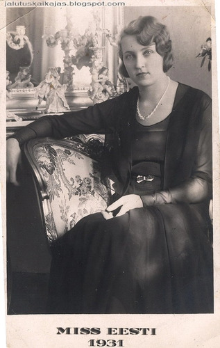 Мисс Эстония 1931: Лилли Сильберг из Нарвы - символ красоты и грации
